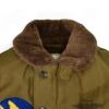 フリーホイーラーズ (FREEWHEELERS) 1944 U.S.M.C Marine Scout Bombing SQ932 -TEUFELHUND- TYPE N-1 1940s MILITARY CLOTHING NXS1404 Original Jungle Cloth Paraffin Coating DARK KHAKI BEIGE デッキジャケット アウター コート カスタム 2531002