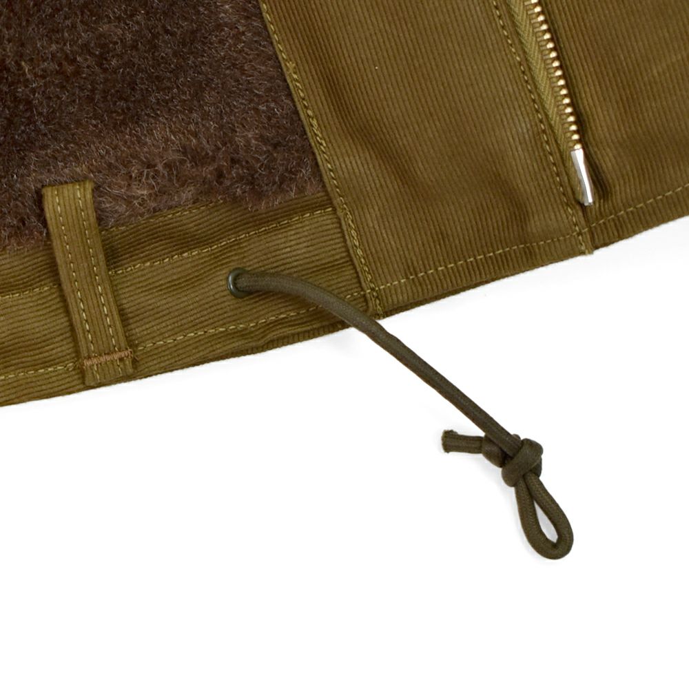 フリーホイーラーズ (FREEWHEELERS) 1944 U.S.M.C Marine Scout Bombing SQ932 -TEUFELHUND- TYPE N-1 1940s MILITARY CLOTHING NXS1404 Original Jungle Cloth Paraffin Coating DARK KHAKI BEIGE デッキジャケット アウター コート カスタム 2531002