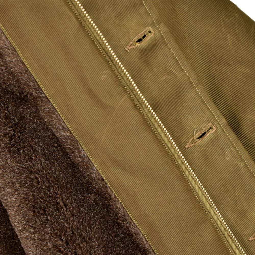 フリーホイーラーズ (FREEWHEELERS) 1944 U.S.M.C Marine Scout Bombing SQ932 -TEUFELHUND- TYPE N-1 1940s MILITARY CLOTHING NXS1404 Original Jungle Cloth Paraffin Coating DARK KHAKI BEIGE デッキジャケット アウター コート カスタム 2531002