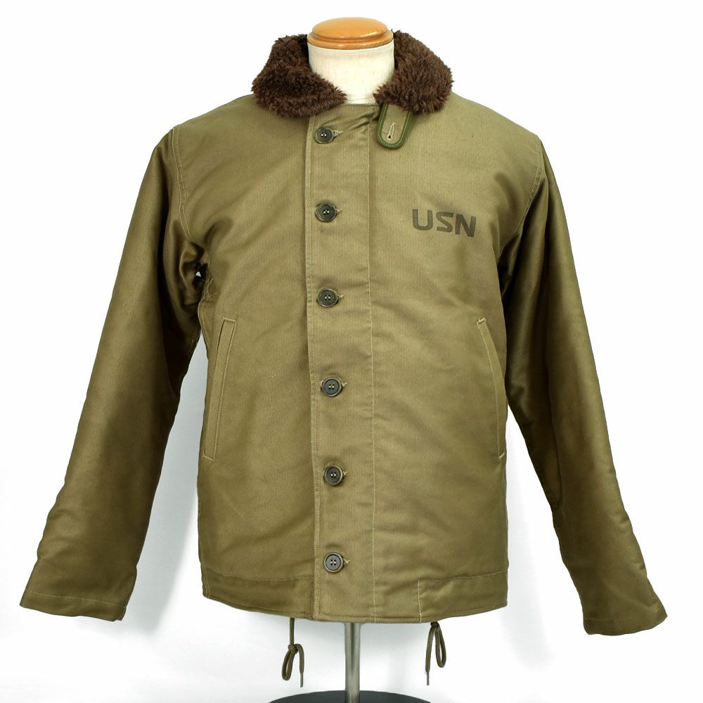 ウエアハウス (WAREHOUSE) Lot 2227 FINAL FORM OF WWⅡ 1945 N-1 WINTER JACKET KHAKI (NXSX 76062) デッキジャケット アウター コート N-1 2227
