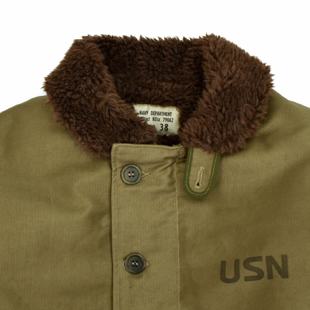 ウエアハウス (WAREHOUSE) Lot 2227 FINAL FORM OF WWⅡ 1945 N-1 WINTER JACKET KHAKI (NXSX 76062) デッキジャケット アウター コート N-1 2227
