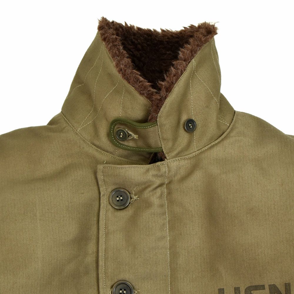 ウエアハウス (WAREHOUSE) Lot 2227 FINAL FORM OF WWⅡ 1945 N-1 WINTER JACKET KHAKI (NXSX 76062) デッキジャケット アウター コート N-1 2227