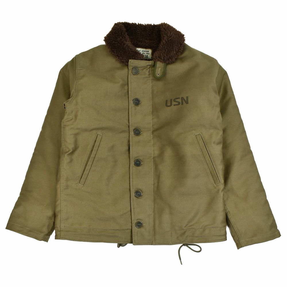 ウエアハウス (WAREHOUSE) Lot 2227 FINAL FORM OF WWⅡ 1945 N-1 WINTER JACKET KHAKI (NXSX 76062) デッキジャケット アウター コート N-1 2227