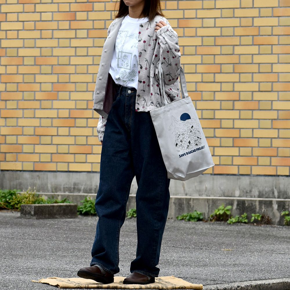 マーブルシュッド (marble SUD) frame flower L/S Tシャツ 刺繍長袖Tシャツ ロンT 01FF020225