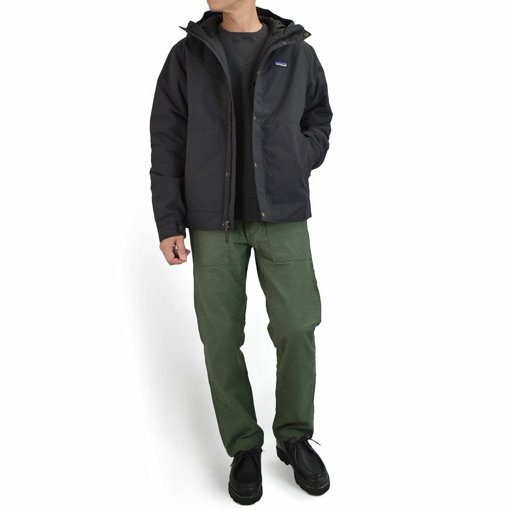 パタゴニア (PATAGONIA) メンズ イスマス ジャケット M's Isthmus Jkt フード付き中綿ジャケット アウター コート 26992 INBK(Ink Black)