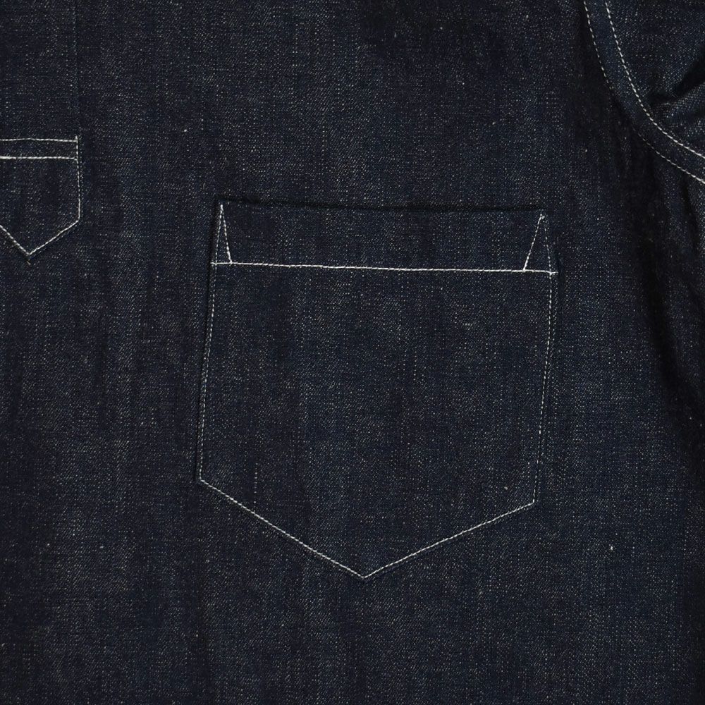 ウエアハウス (WAREHOUSE) Lot 3063 1930'S WPA ONE POCKET PULLOVER SHIRTS インディゴデニム プルオーバーデニムシャツ