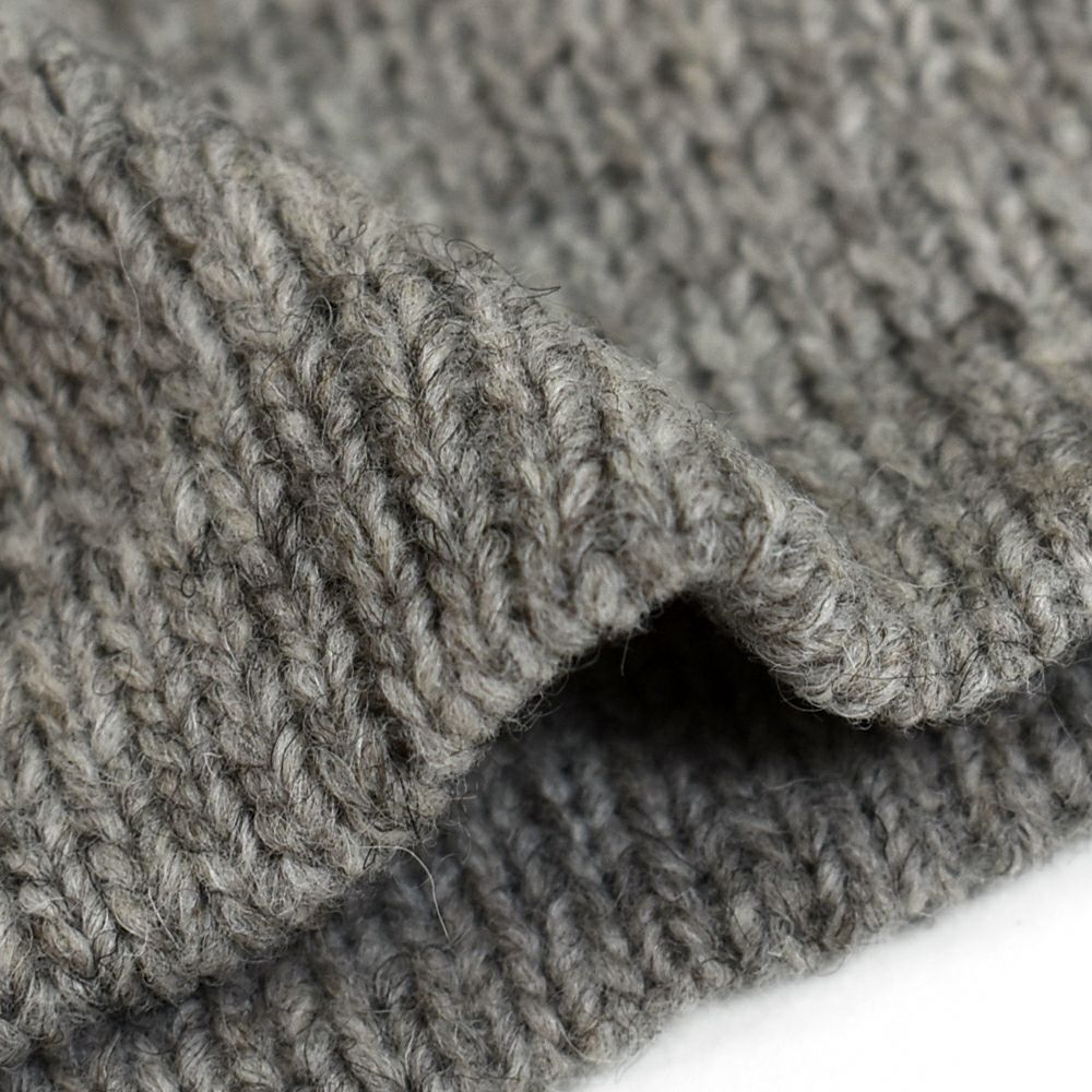 ポンデシャロン (PONT DE CHALONS) ハートパッチ無地ニットプルオーバー ペルーニット セーター 22550112