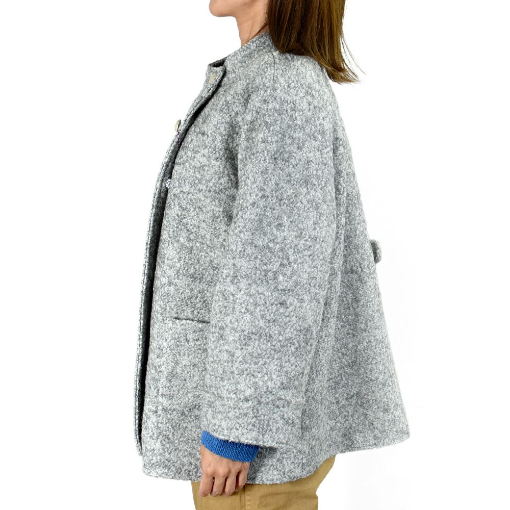 ポンデシャロン (PONT DE CHALONS) ループヤーンダブルショートコート (裏付) ショートコート ジャケット アウター 22553114