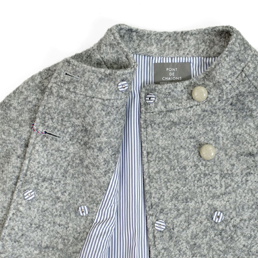 ポンデシャロン (PONT DE CHALONS) ループヤーンダブルショートコート (裏付) ショートコート ジャケット アウター 22553114