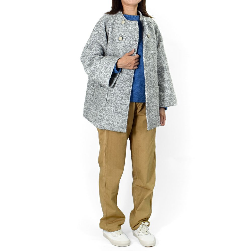 ポンデシャロン (PONT DE CHALONS) ループヤーンダブルショートコート (裏付) ショートコート ジャケット アウター 22553114