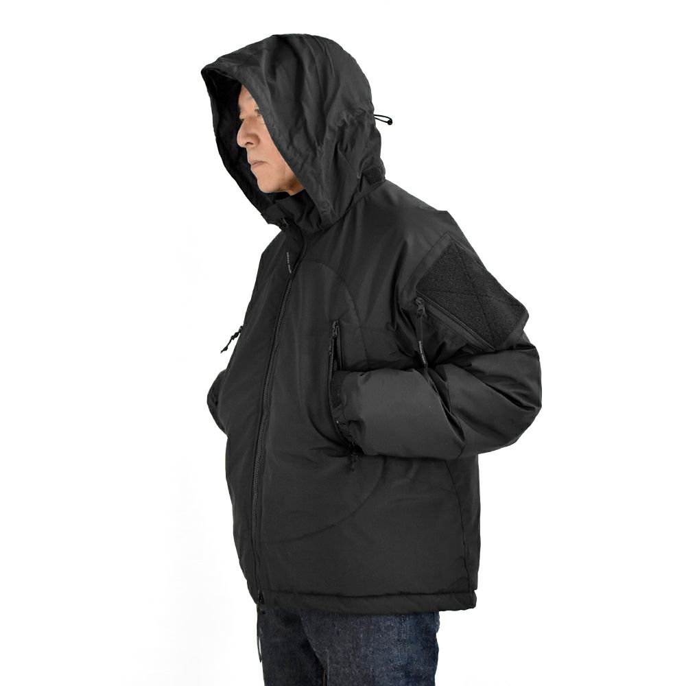 フリーホイーラーズ (FREEWHEELERS) -ALL AROUNDER- UTT HARD SHELL JACKET ULTIMA THULE TACTICAL Primaloft Gold Insulation Breathable-waterproof Nylon Cloth BLACK ナイロンジャケット 2531009