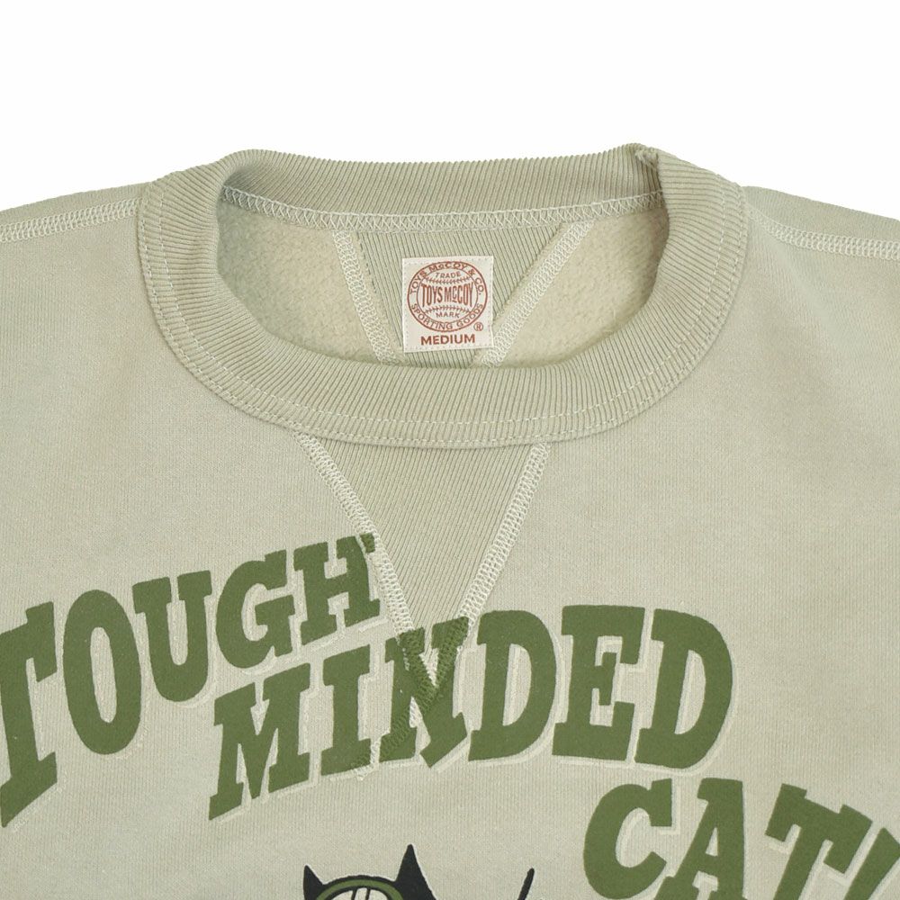 トイズマッコイ (TOYS McCOY) HEAVYWEIGHT SWEAT SHIRT FELIX THE CAT -TOUGH MINDED CAT!- 長袖プリントスウェットシャツ フィリックス ザ キャット TMC2547