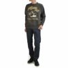 トイズマッコイ (TOYS McCOY) HEAVYWEIGHT SWEAT SHIRT FELIX THE CAT -TOUGH MINDED CAT!- 長袖プリントスウェットシャツ フィリックス ザ キャット TMC2547 030.BLACK