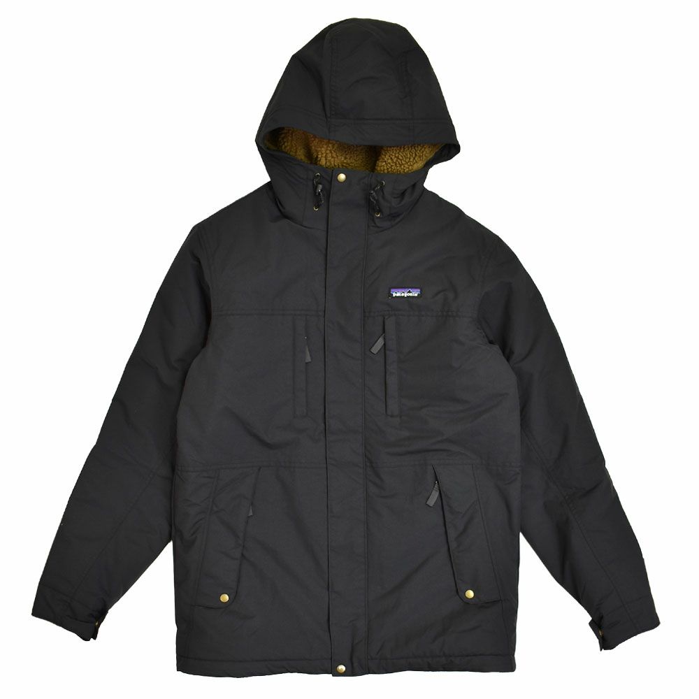 パタゴニア (PATAGONIA) メンズ イスマス パーカ M's Isthmus Parka フード付き内側ボアジャケット アウター コート 27023 INBK(Ink Black)