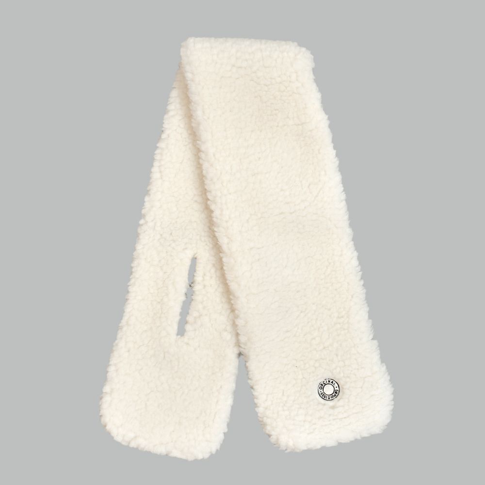 オーチバル/オーシバル (ORCIVAL) WOOL BOA SCARF ボアフリース マフラー スヌード スカーフ OR-H0262BFF IVORY