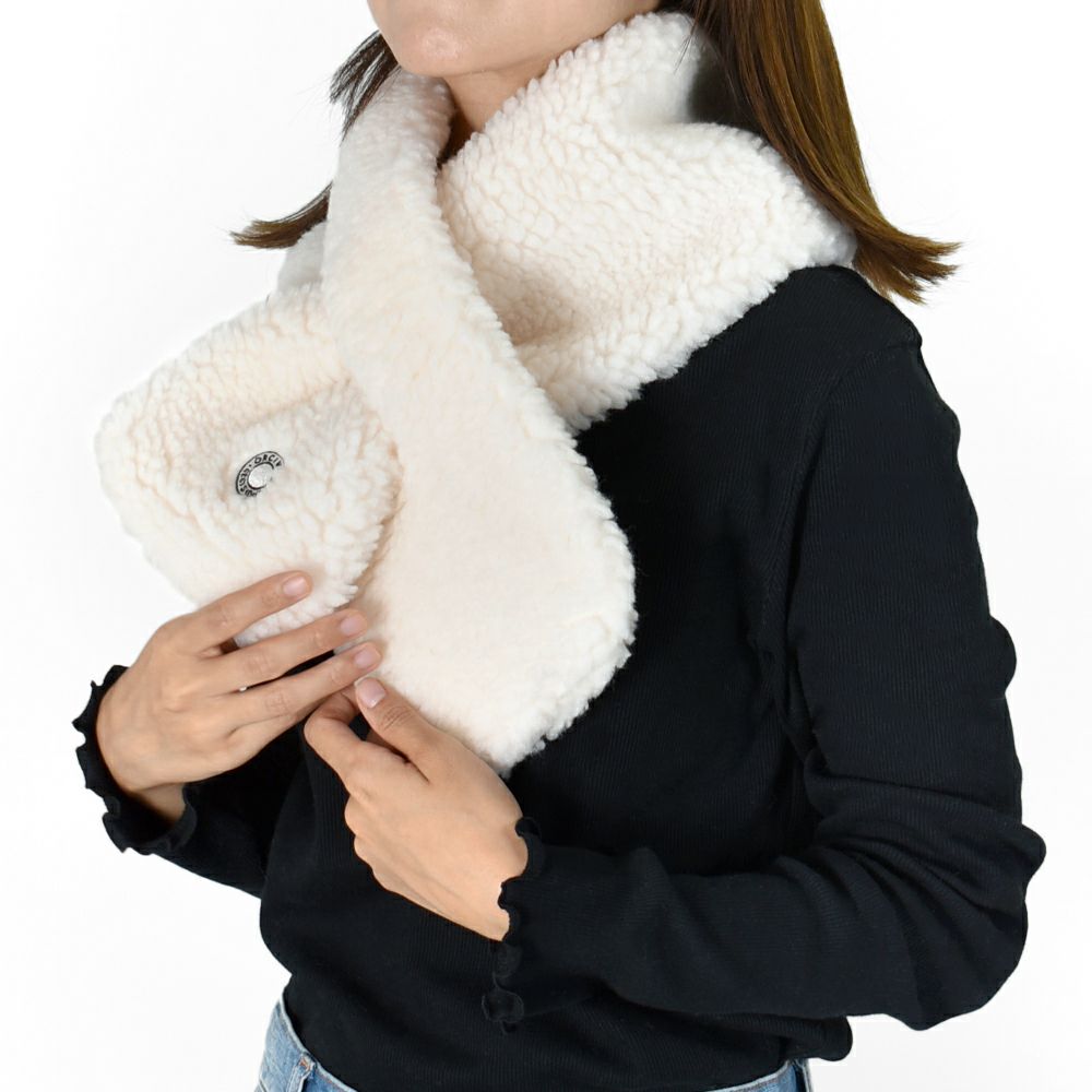 オーチバル/オーシバル (ORCIVAL) WOOL BOA SCARF ボアフリース マフラー スヌード スカーフ OR-H0262BFF