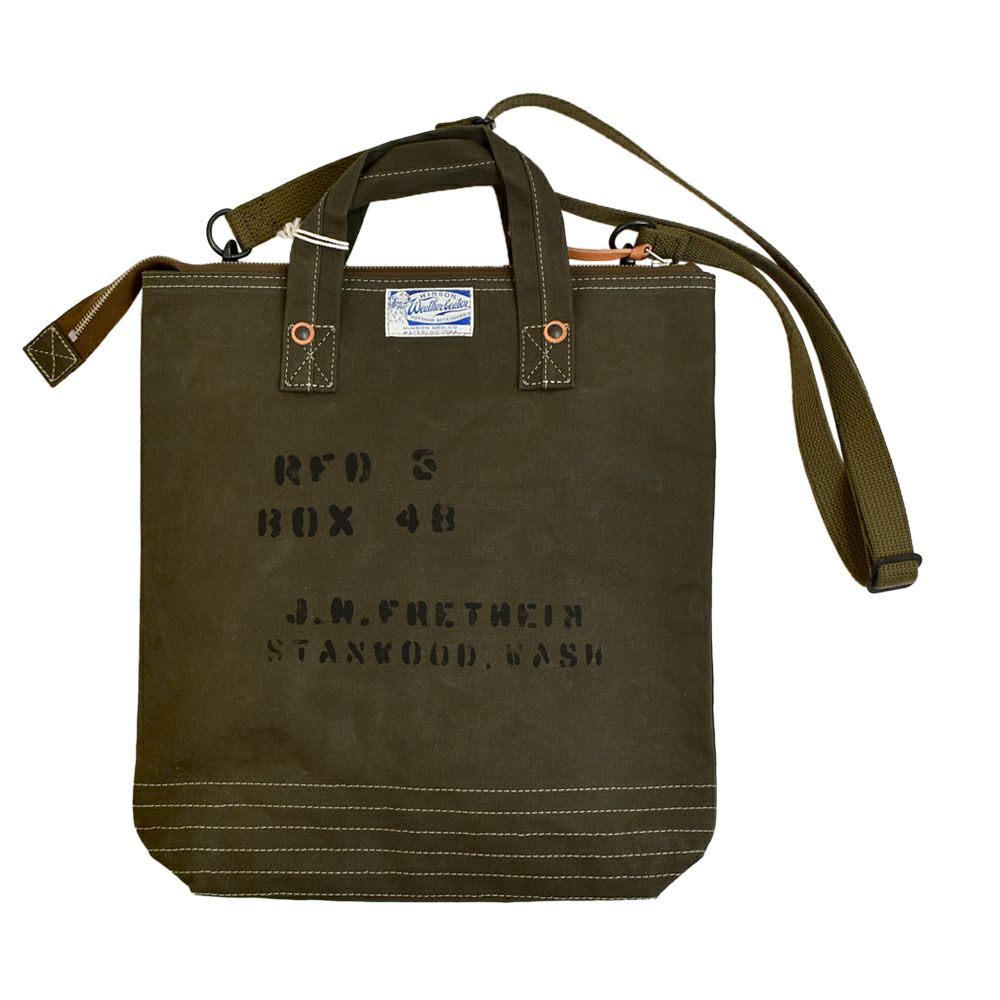 コリンボ (COLIMBO) TROOPER'S CANVAS TOTE =CUSTOM= トルーパー キャンバス トート (カスタム) トートバッグ エコバッグ ZA-0504 02.Olive