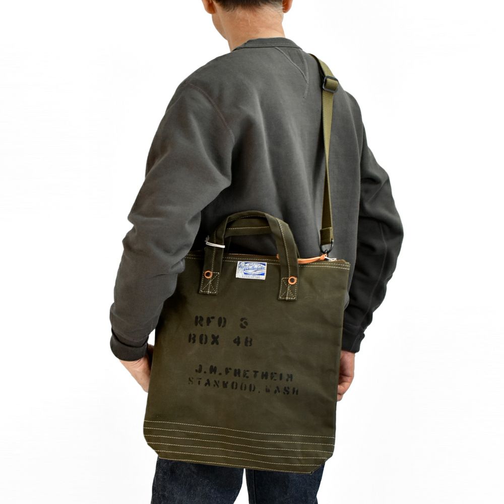 コリンボ (COLIMBO) TROOPER'S CANVAS TOTE =CUSTOM= トルーパー キャンバス トート (カスタム) トートバッグ エコバッグ ZA-0504