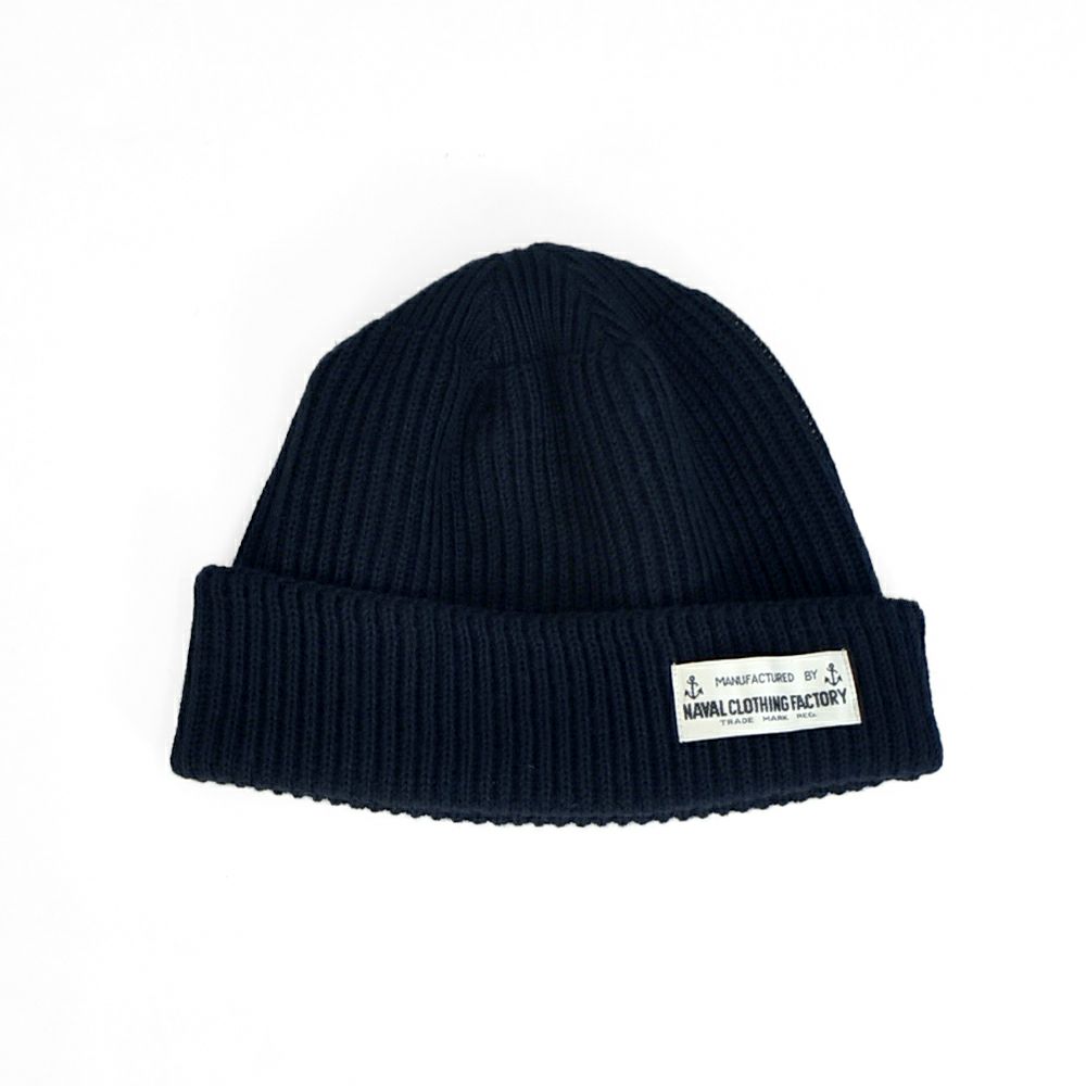 フリーホイーラーズ (FREEWHEELERS) -BKLYN NAVY YARD DRYDOCK #4- U.S. NAVY WATCH CAP U.S.NAVY UTILITY CLOTHING NAVY 帽子 ニット帽 ニットキャップ ミリタリーワッチキャップ 2537003