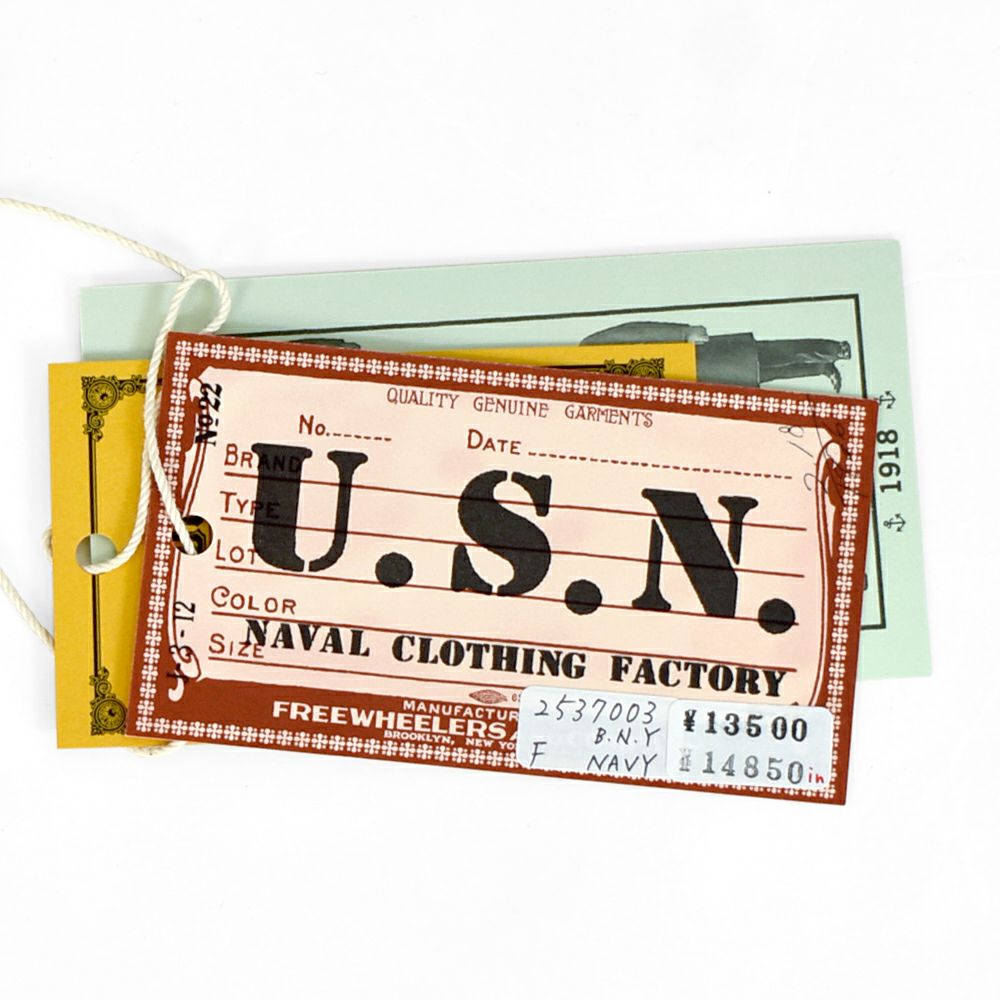 フリーホイーラーズ (FREEWHEELERS) -BKLYN NAVY YARD DRYDOCK #4- U.S. NAVY WATCH CAP U.S.NAVY UTILITY CLOTHING NAVY 帽子 ニット帽 ニットキャップ ミリタリーワッチキャップ 2537003