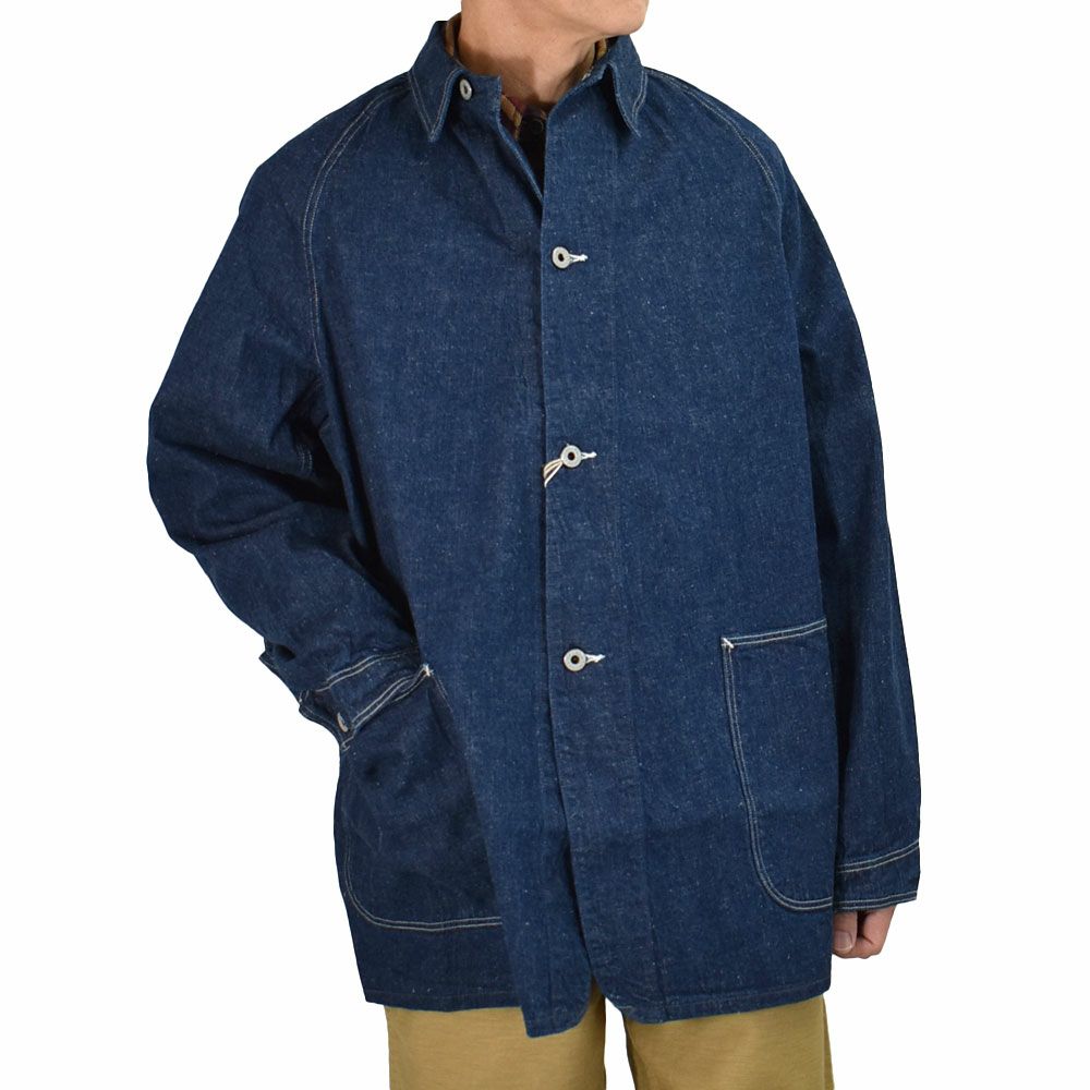 オアスロウ (orSlow) 40'S WWⅡ DENIM DENIM COVERALL (LOOSE FIT) カバーオール デニムジャケット 01-6142-81