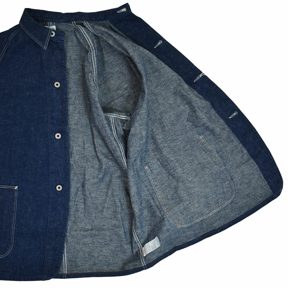オアスロウ (orSlow) 40'S WWⅡ DENIM DENIM COVERALL (LOOSE FIT) カバーオール デニムジャケット 01-6142-81