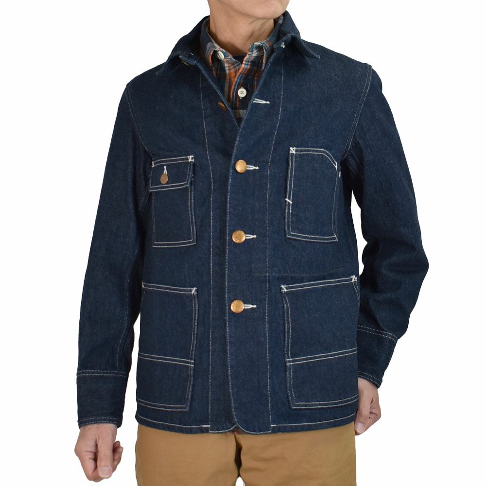 コリンボ (COLIMBO) YARD BOSS COVERALL =12OZ SELVADGE DENIM= ヤード・ボス・カバーオール デニムジャケット ZA-0136
