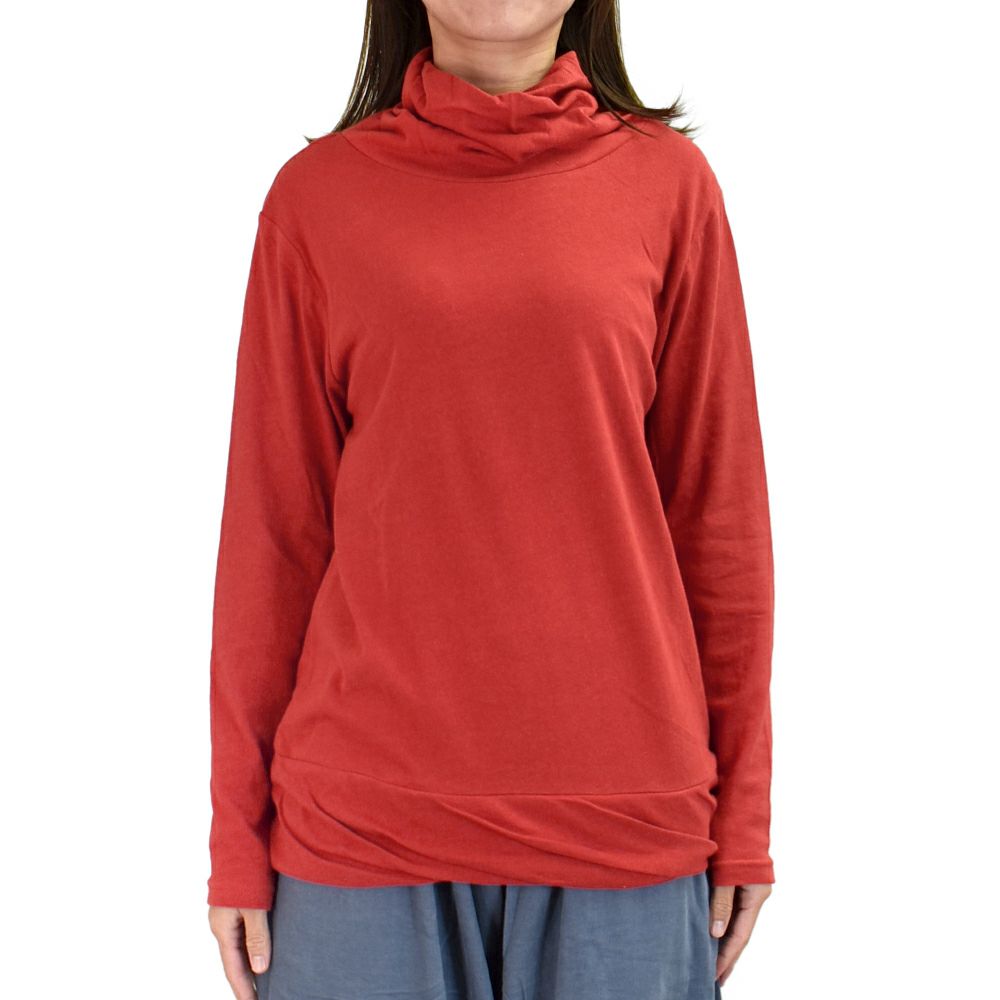 ブリスバンチ (Bliss bunch) ねじれタートルネックPO (長袖) 長袖タートルネック 綿 A758-498