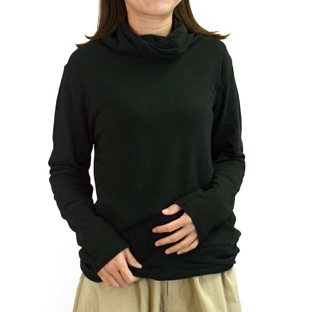 ブリスバンチ (Bliss bunch) ねじれタートルネックPO (長袖) 長袖タートルネック 綿 A758-498