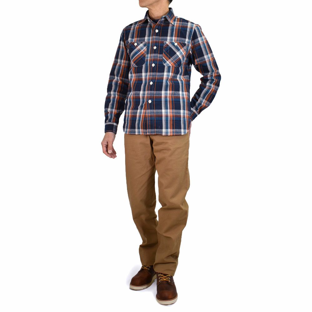 コリンボ (COLIMBO) CROW DOG FLANNEL SHIRT クロゥドッグ フランネルシャツ チェックネルシャツ ZA-0318