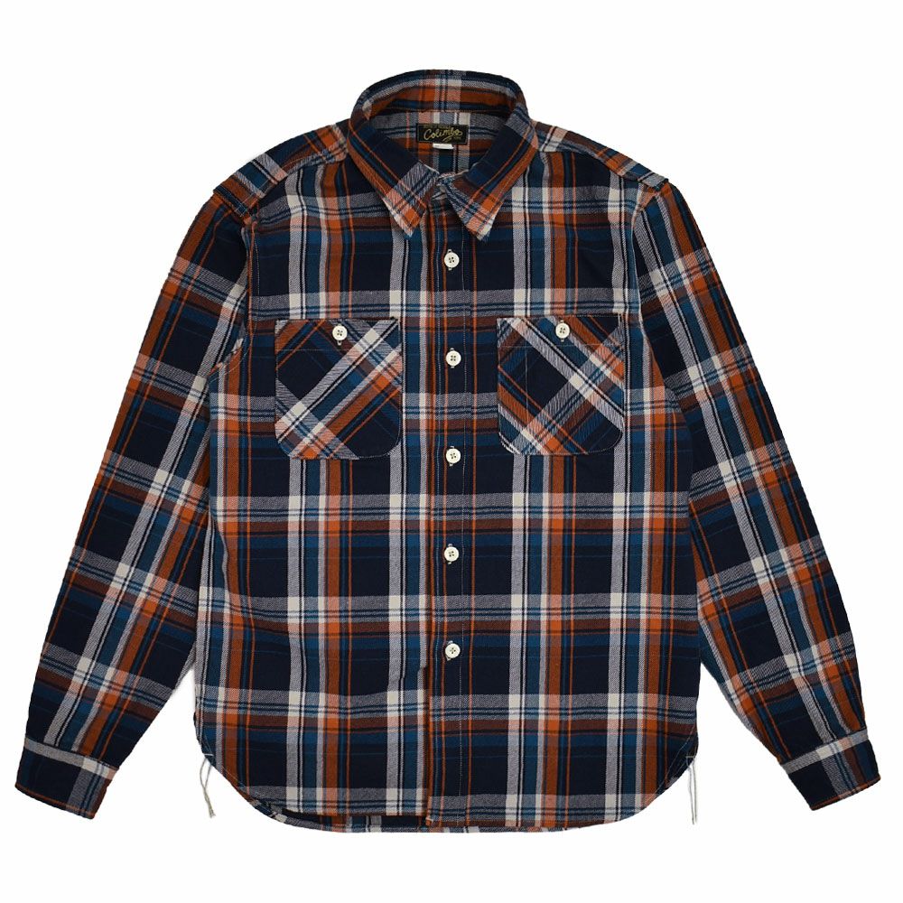 コリンボ (COLIMBO) CROW DOG FLANNEL SHIRT クロゥドッグ フランネルシャツ チェックネルシャツ ZA-0318