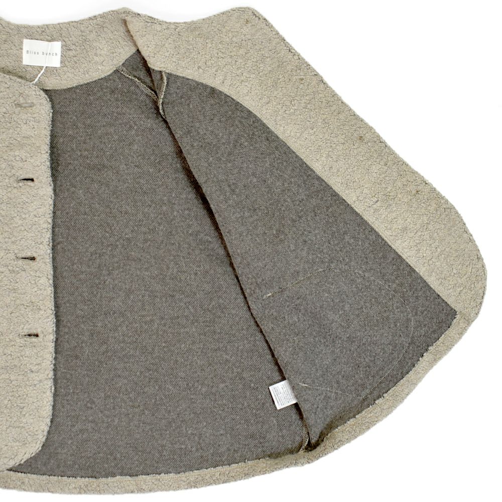 ブリスバンチ (Bliss bunch) RIB使いラグランノーカラージャケット パイルジャケット A758-456