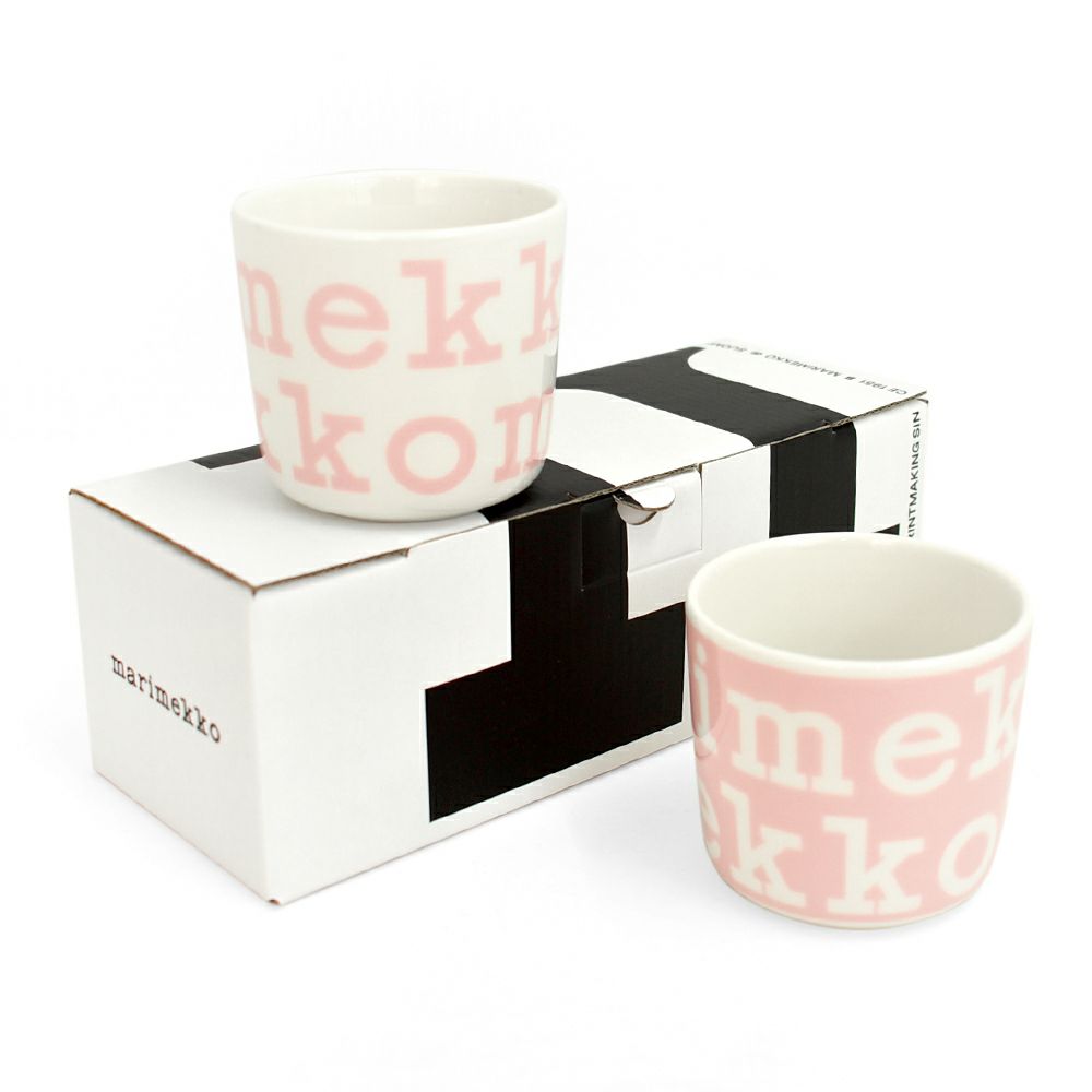 マリメッコ (marimekko)
【日本限定】Logo コーヒーカップセット（ハンドルなし）
食器 2個セット ギフトボックス ペア
52259-4-74927 52259474927
