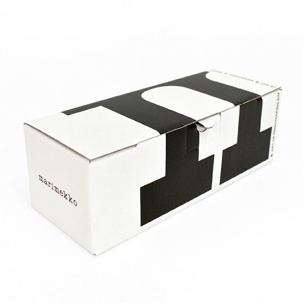 マリメッコ (marimekko) 【日本限定】Logo コーヒーカップセット（ハンドルなし） 食器 2個セット ギフトボックス ペア 52259-4-74927 52259474927