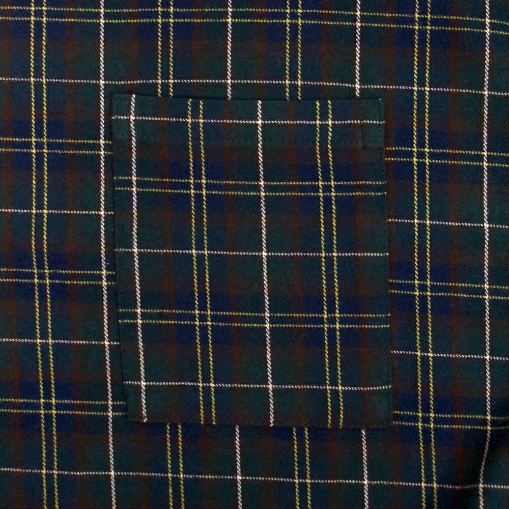 ブリスバンチ (Bliss bunch) FB差RIB使いコクーンPO 長袖チェックネルプルオーバーブラウス リブ使いブラウス W758-490