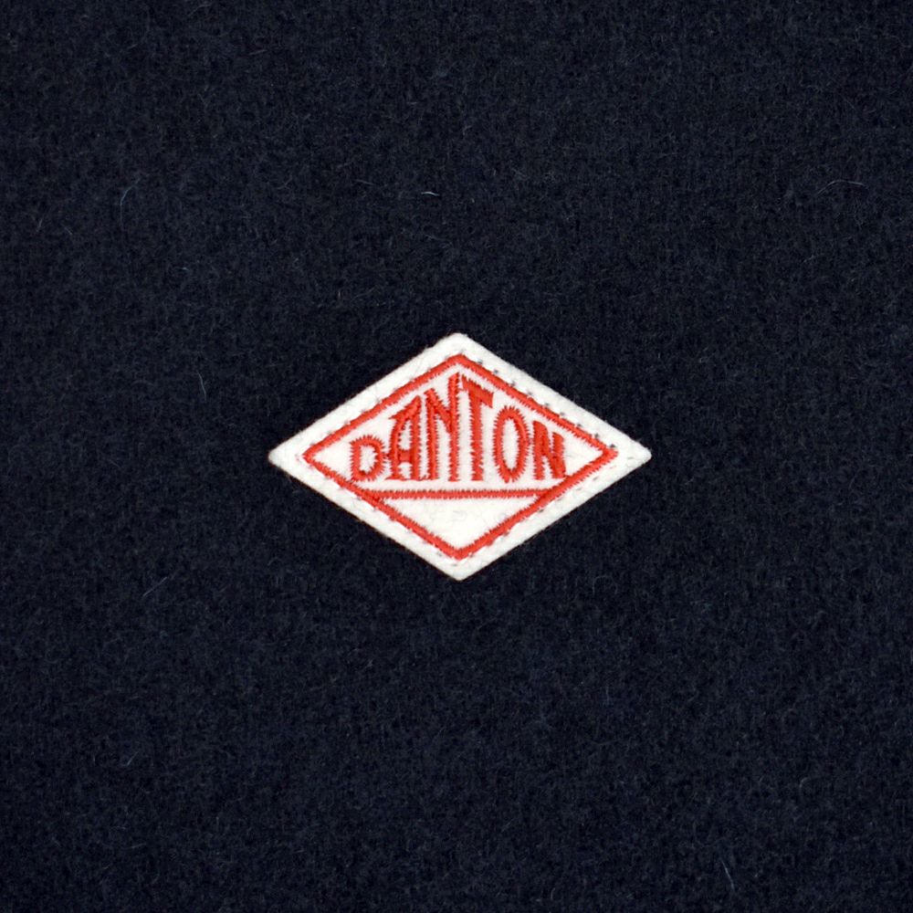 ダントン (DANTON) WOMEN'S WOOL LIGHT PILE COLLARLESS JACKET ノーカラージャケット ショートブルゾン アウター コート DT-A0013WLP