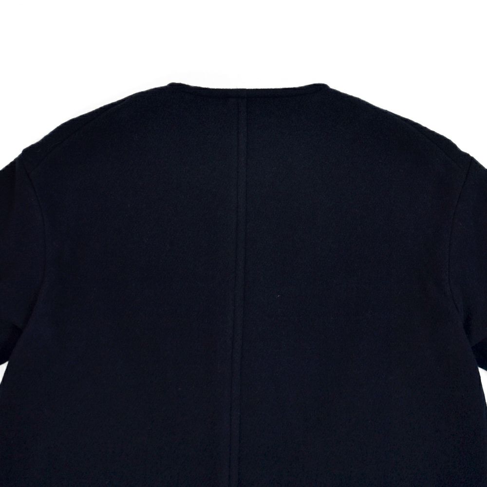 ダントン (DANTON) WOMEN'S WOOL LIGHT PILE COLLARLESS JACKET ノーカラージャケット ショートブルゾン アウター コート DT-A0013WLP