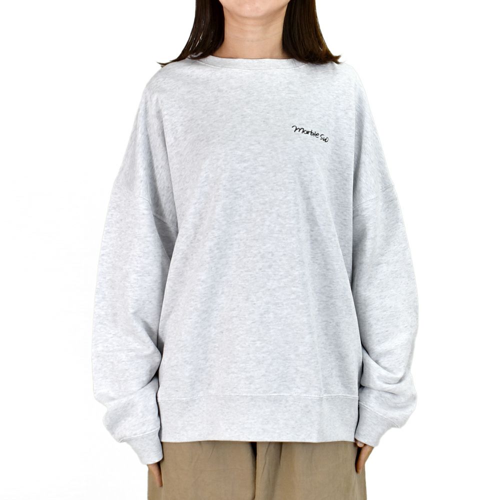 マーブルシュッド (marble SUD) Panda LONG SWEAT 長袖プリントトレーナー スウェット 01FF003238