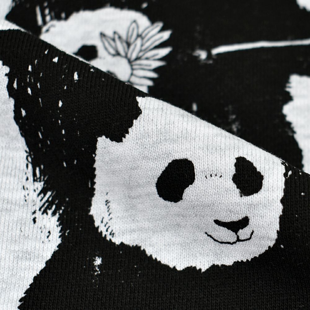 マーブルシュッド (marble SUD) Panda LONG SWEAT 長袖プリントトレーナー スウェット 01FF003238