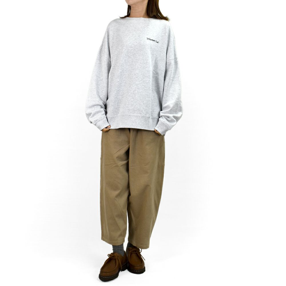 マーブルシュッド (marble SUD) Panda LONG SWEAT 長袖プリントトレーナー スウェット 01FF003238
