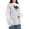 マーブルシュッド (marble SUD) Elconejo LONG SWEAT 長袖プリントトレーナー スウェット 01FF082231