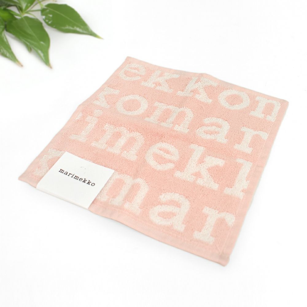 マリメッコ (marimekko) 【日本限定】Logo ミニタオル 26×26cm ハンドタオル ロゴ 52259-4-74926 52259474926