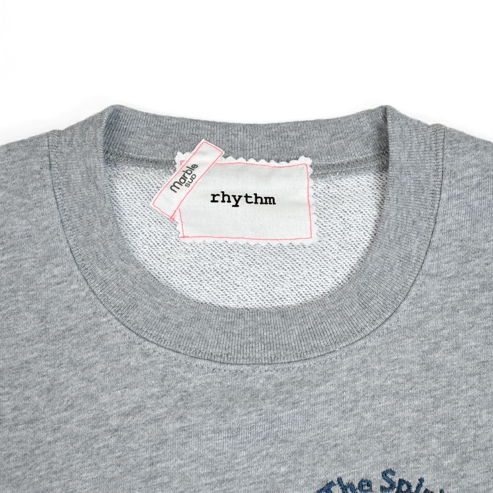 マーブルシュッド (marble SUD) Credeo Cursive リメイクSWEAT 長袖トレーナー スウェット 12FF999281