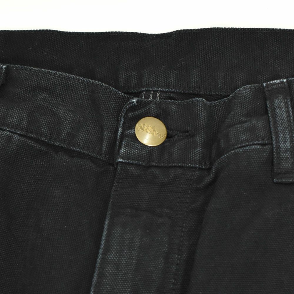 オアスロウ (orSlow) DAD’S FIT OXFORD PAINTER PANTS BLACK ペインターパンツ ワークパンツ 01-5328-61S