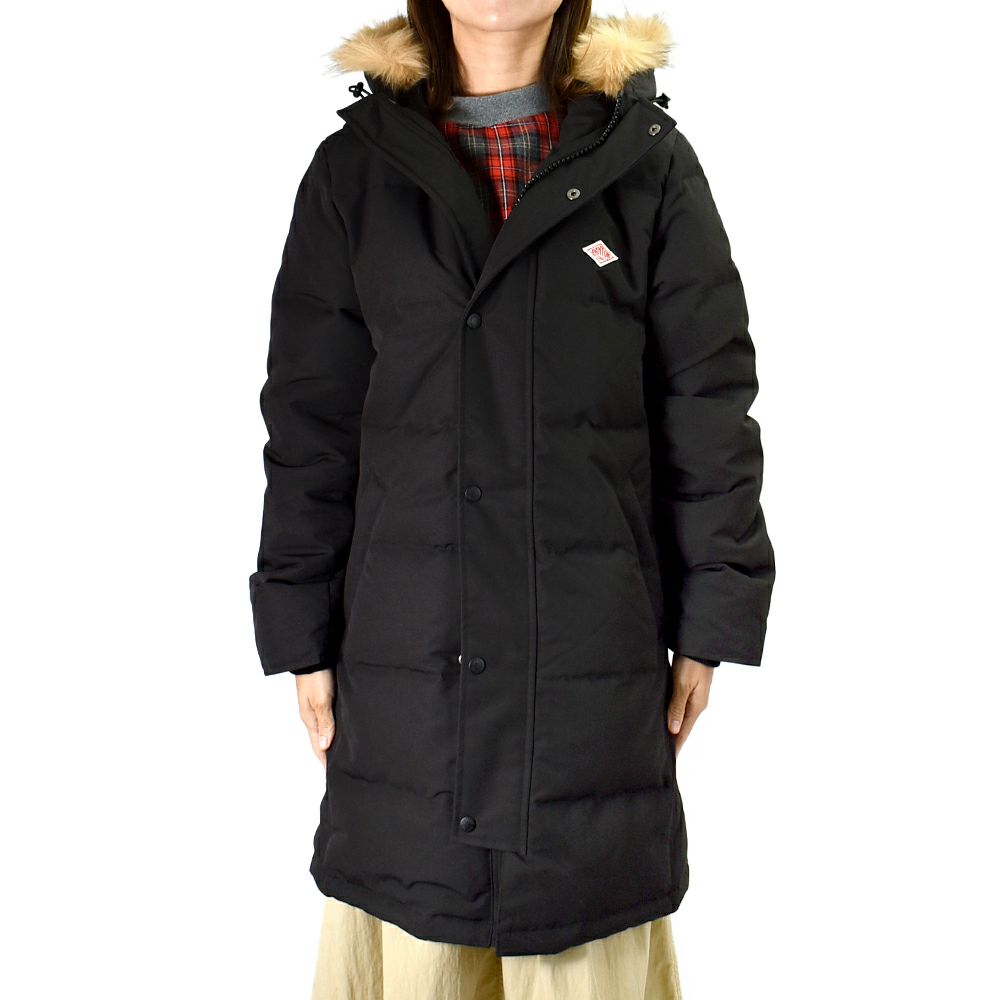 ダントン (DANTON) WOMEN'S FAUX FUR HOODED DOWN COAT FAKE FAR HOODED DOWN COAT ファー付きミドル丈ダウンコート ジャッケット アウター DT-A0006TPR