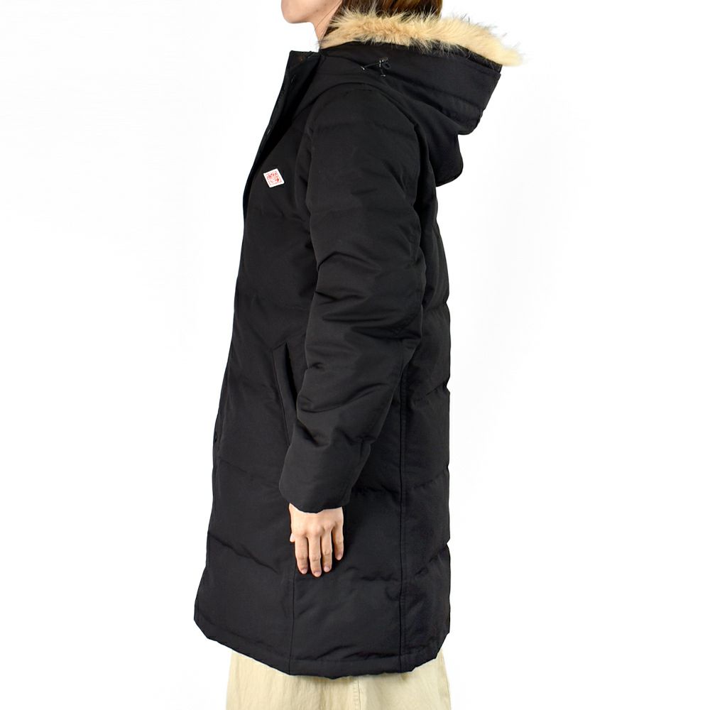 ダントン (DANTON) WOMEN'S FAUX FUR HOODED DOWN COAT FAKE FAR HOODED DOWN COAT ファー付きミドル丈ダウンコート ジャッケット アウター DT-A0006TPR
