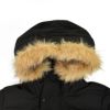 ダントン (DANTON) WOMEN'S FAUX FUR HOODED DOWN COAT FAKE FAR HOODED DOWN COAT ファー付きミドル丈ダウンコート ジャッケット アウター DT-A0006TPR