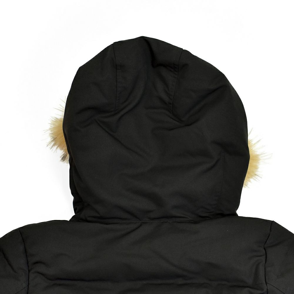 ダントン (DANTON) WOMEN'S FAUX FUR HOODED DOWN COAT FAKE FAR HOODED DOWN COAT ファー付きミドル丈ダウンコート ジャッケット アウター DT-A0006TPR