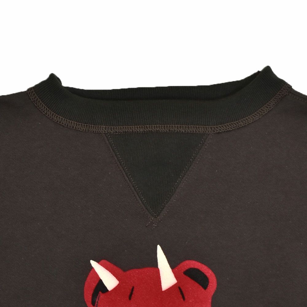 フリーホイーラーズ (FREEWHEELERS) -Devil Dog- DOUBLE V SWEAT SHIRT 1930~1940s STYLE SET-IN SLEEVE SWEAT SHIRT Vintage Style Medium Weight Fleece CHARCOAL×SOOT BLACK OLD GOLD×DEEP BLUEBERRY 長袖トレーナー スウェットシャツ 2534003