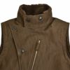 フリーホイーラーズ (FREEWHEELERS) -WINTER AVIATORS' VEST- 1930~1940s CIVILIAN MILITARY STYLE CLOTHING Original Jungle Cloth Paraffin Coating DARK RED BEIGE アヴィエイターズベスト アビエイターズベスト コットンベスト 内側ボアベスト ミリタリーベスト 2531006